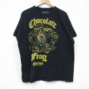 【中古】古着 半袖Tシャツ メンズ映画 ハリーポッター カエルチョコ コットン クルーネック 丸首 黒 ブラック 【spe】 XLサイズ 中古 メンズ | 春夏 夏物 夏服 メンズファッション カットソー ティーシャツ ティシャツ メンズTシャツ 半袖Tシャツ 半袖ティーシャ