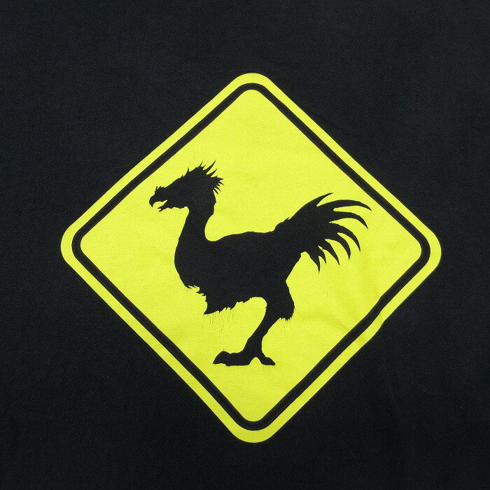 【中古】古着 半袖Tシャツ メンズ ゲーム ファイナルファンタジー コットン クルーネック 丸首 黒 ブラック XLサイズ 中古 | 春夏 夏物 夏服 メンズファッション カットソー ティーシャツ ティシャツ メンズTシャツ 半袖Tシャツ 半袖ティーシャツ カジュアルTシャ