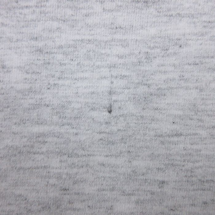 【中古】古着 長袖 ビンテージ ヴィンテージTシャツ メンズ 90年代 90s 無地 モックネック ハイネック USA製 アメリカ製 薄グレー 霜降り Mサイズ 中古 | 春夏 春物 春服 秋冬 秋物 秋服 メンズファッション ロンT カットソー ロンティー ロングT ロングTシャツ