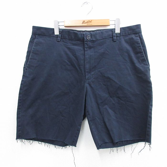 Cotton Pants - 【中古】古着 ドッカーズ ショートパンツ ショーツ メンズ W38 紺 ショーパン カジュアルパンツ ワークパンツ ビッグサイズ 大きいサイズ 25aug02