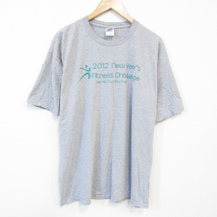 【中古】古着 半袖Tシャツ メンズフィットネス 大きいサイズ 2L L...(4.0)