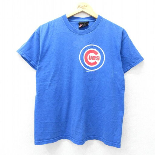 【中古】古着 半袖 ビンテージ ヴィンテージTシャツ キッズ ボーイズ 子供服 00年代 00s MLB シカゴカブス コットン クルーネック 丸首 青 ブルー メジャーリーグ ベースボール 野球 | 春夏 春物 春服 秋冬 秋物 秋服 女の子 子ども服 こども服 カジュアル ファッ 【中古】古着 半袖 ビンテージ ヴィンテージTシャツ キッズ ボーイズ 子供服 00年代 00s MLB シカゴカブス コットン クルーネック 丸首 青 ブルー メジャーリーグ ベースボール 野球 | 春夏 春物 春服 秋冬 秋物 秋服 女の子 子ども服 こども服 カジュアル ファッ