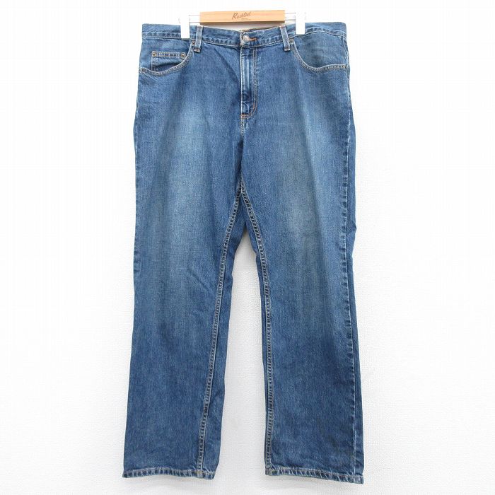 【中古】古着 ジーンズ メンズ コットン 紺 ネイビー デニム W37...(4.0)