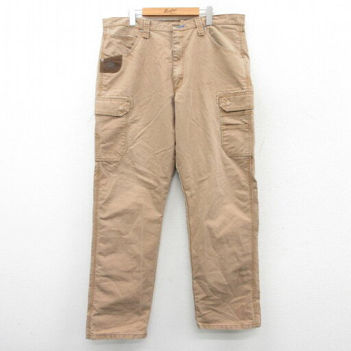 【中古】古着 ラングラー Wrangler カーゴパンツ メンズ リップストップ ベージュ系 カーキ W39 中古 ボトムス ロング | 春夏 春物 春服 秋冬 秋物 秋服 長ズボン カジュアル メンズファッション ファッション おしゃれ 【中古】古着 ラングラー Wrangler カーゴパンツ メンズ リップストップ ベージュ系 カーキ W39 中古 ボトムス ロング | 春夏 春物 春服 秋冬 秋物 秋服 長ズボン カジュアル メンズファッション ファッション おしゃれ