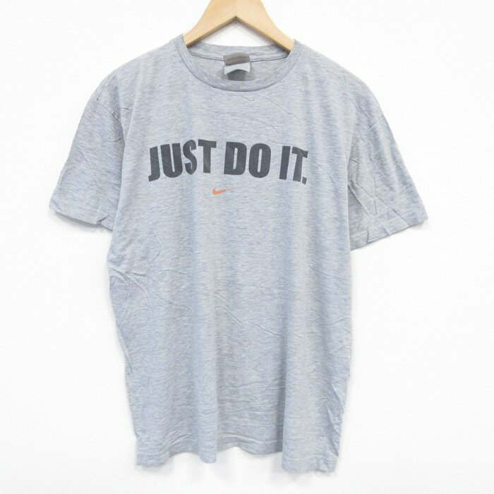 乐天商城 - 【中古】古着 ナイキ NIKE 半袖 ビンテージ ヴィンテージTシャツ メンズ 00年代 00s JUST DO IT コットン クルーネック 丸首 USA製 アメリカ製 紫 パープル XLサイズ 中古 | 春夏 夏物 夏服 ヴィンテージTシャツ メンズファッション カットソー ティーシャツ ティ