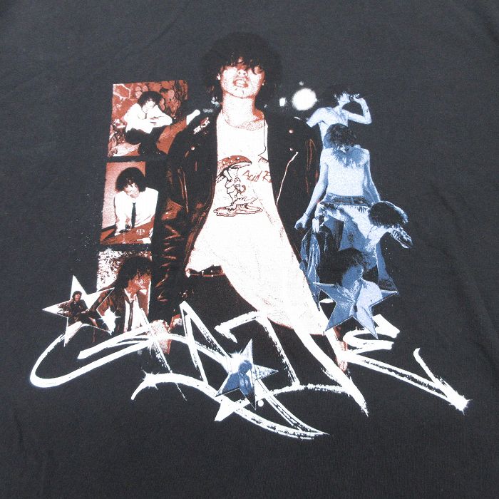 【中古】古着 半袖 ロックTシャツ バンドTシャツ メンズ コットン クルーネック 丸首 黒 ブラック XLサイズ 中古 | 春夏 夏物 夏服 メンズファッション カットソー ティーシャツ ティシャツ メンズTシャツ 半袖Tシャツ 半袖ティーシャツ カジュアルTシャツ おしゃ