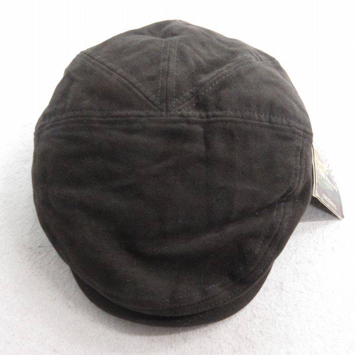 中古 ハンチング デッドストック こげ茶 ブラウン