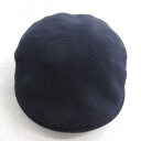 中古 カンゴール KANGOL ハンチング 90年代 90s ウール イギリス製 紺 ネイビー 【spe】