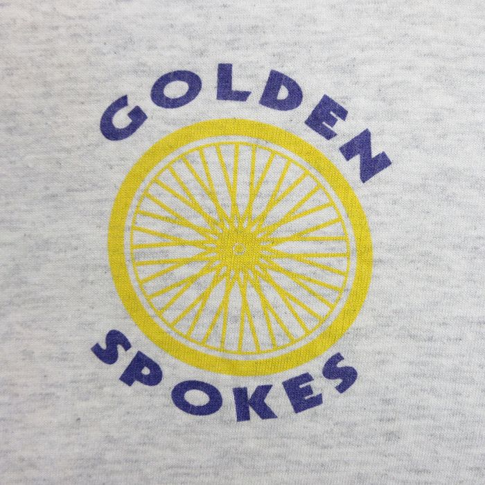 【中古】古着 ヘインズ 90s 半袖Tシャツ メンズ グレー XLサイズ GOLDEN SPOKES ヴィンテージ アメカジ ストリート カジュアル きれいめ ヴィンテージ レトロ オールド rushout-10725010 古着屋RushOut サンプル画像3