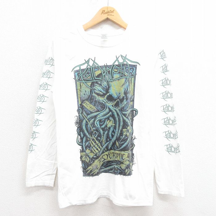 【中古】 古着長袖ロックTシャツバ...