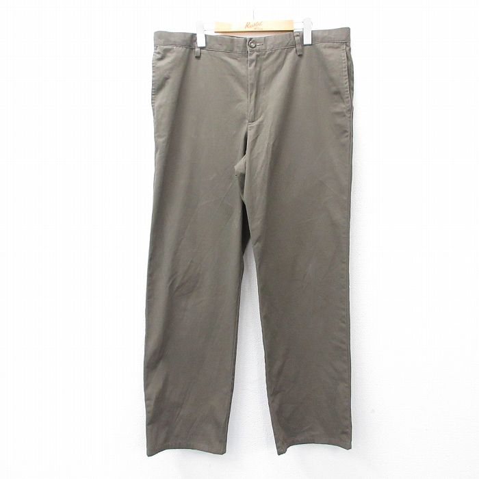 【中古】古着 ドッカーズパンツ メンズ 茶 ブラウン W39 中古 ボトムス ロング | 春夏 春物 春服 秋冬 秋物 秋服 長ズボン カジュアル メンズファッション ファッション おしゃれ