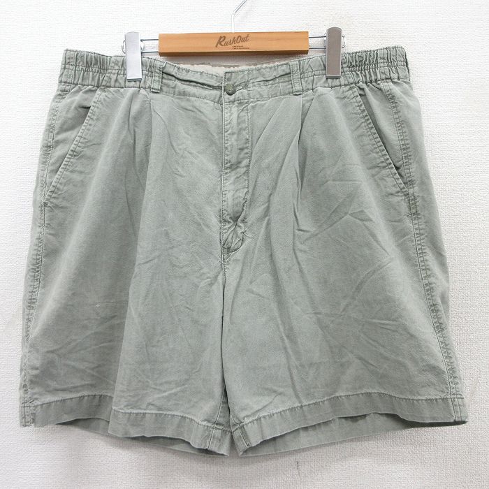 乐天商城 - 【中古】古着 ショートパンツ ショーツ メンズ コットン 緑 グリーン W37 中古 ボトムス 短パン ショーパン ハーフ | 春夏 春物 春服 夏物 夏服 半ズボン カジュアル メンズファッション ファッション おしゃれ