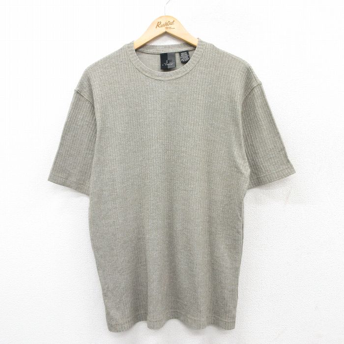 Rakuten - 【中古】古着 00s Tシャツ メンズ Lサイズ 無地 クルーネック 緑系 ヴィンテージ アメカジ ストリート カジュアル トップス カットソー 00年代 春夏秋冬 25aug21