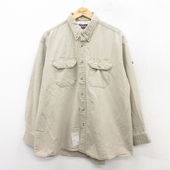 XL★古着 長袖 ワーク シャツ メンズ LINCOLN 大きいサイズ ベージュ &yen;&nbsp;2,400（税込） XL★古着 長袖 ワーク シャツ メンズ 80年代 80s 大きいサイズ ロング丈 ベージュ &yen;&nbsp;3,900（税込） XL★古着 シアーズ 長袖 ワーク シャツ メンズ 80年代 80s 大きいサイズ ベージュ &yen;&nbsp;3,900（税込） XL★古着 Blauer 長袖 ワーク シャツ メンズ 大きいサイズ ロング丈 ベージュ &yen;&nbsp;3,900（税込） XL★古着 ディッキーズ 長袖 ワーク シャツ メンズ 90年代 90s 大きいサイズ USA製 ベージュ &yen;&nbsp;2,900（税込） XL★古着 ディッキーズ 長袖 ワーク シャツ メンズ 大きいサイズ ロング丈 ベージュ &yen;&nbsp;2,900（税込） XL★古着 ディッキーズ 長袖 ワーク シャツ メンズ 90年代 90s 大きいサイズ ロング丈 USA製 ベージュ &yen;&nbsp;2,900（税込） XL★古着 長袖 ワーク シャツ メンズ INTERMODAL 大きいサイズ ロング丈 ボタンダウン 黒 &yen;&nbsp;2,400（税込） XL★古着 ディッキーズ 長袖 ワーク シャツ メンズ 90年代 90s 大きいサイズ ロング丈 USA製 ベージュ &yen;&nbsp;3,900（税込） XL★古着 ディッキーズ 長袖 ワーク シャツ メンズ 90年代 90s 大きいサイズ ロング丈 USA製 ベージュ &yen;&nbsp;2,400（税込） XL★古着 ディッキーズ 長袖 ワーク シャツ メンズ 00年代 00s 大きいサイズ ロング丈 ベージュ &yen;&nbsp;2,400（税込） XL★古着 ディッキーズ 長袖 ワーク シャツ メンズ MAX HEAVY HAUL 大きいサイズ ロング丈 ベージュ &yen;&nbsp;2,900（税込） XL★古着 長袖 ワーク シャツ メンズ ベージュ &yen;&nbsp;2,400（税込） XL★古着 ディッキーズ 長袖 ワーク シャツ メンズ ベージュ &yen;&nbsp;2,400（税込） XL★古着 長袖 ワーク シャツ メンズ 大きいサイズ 紺 &yen;&nbsp;2,400（税込） XL★古着 ディッキーズ 長袖 シャツ メンズ 大きいサイズ ベージュ &yen;&nbsp;2,400（税込） XL★古着 ディッキーズ 長袖 ワーク シャツ メンズ ベージュ &yen;&nbsp;3,900（税込） XL★古着 ディッキーズ 長袖 ワーク シャツ メンズ ベージュ &yen;&nbsp;1,900（税込） XL★古着 ビッグヤンク 長袖 ワーク シャツ メンズ 80年代 80s USA製 ベージュ &yen;&nbsp;2,400（税込） XL★古着 ディッキーズ 長袖 ワーク シャツ メンズ 90年代 90s　ロング丈 USA製 ベージュ &yen;&nbsp;3,900（税込） XL★古着 長袖 ワーク シャツ メンズ 大きいサイズ ロング丈 濃グレー &yen;&nbsp;2,400（税込） XL★古着 ディッキーズ 長袖 ワーク シャツ メンズ 大きいサイズ 紺 &yen;&nbsp;2,900（税込）【商品番号】　shwk25075140 【商品名】　XL★古着 長袖 ワーク シャツ メンズ 大きいサイズ ボタンダウン ベージュ 【メンズ参考サイズ】　XL 【表記サイズ】　XL 【実寸サイズ】　着丈（肩から裾）73cm　着幅（脇から脇）68cm　肩幅51cm　肩袖丈（肩から袖先）57cm　脇袖丈（脇から袖先）50cm 【素材】　コットン88％、ナイロン12％ 【程度】　B 【コンディション】　襟すれ、汚れ 【仕入先】　アメリカ 【メール便】　不可 ************************************************************ 画像枚数の都合上、目立つダメージのみ掲載し、目立たないダメージは省略することがございます。 ●参考サイズ：実寸サイズをもとに当店が判断したサイズ ※商品名内に記載しているのは参考サイズです。 ●表記サイズ：商品のタグに記載してあるサイズ ●実寸サイズ：実際に当店で測ったサイズ To International Customers,Please check and follow shipping cost in Store information.No refund or exchange is accepted with International Customers.We're afraid but there is no staff who can speak English.We will accept any questions only by email in English. 他の厳選古着 長袖ワーク、ミリタリー、ボーイスカウトシャツはこちらです！ 他の厳選古着 長袖シャツ XLサイズはこちらです！