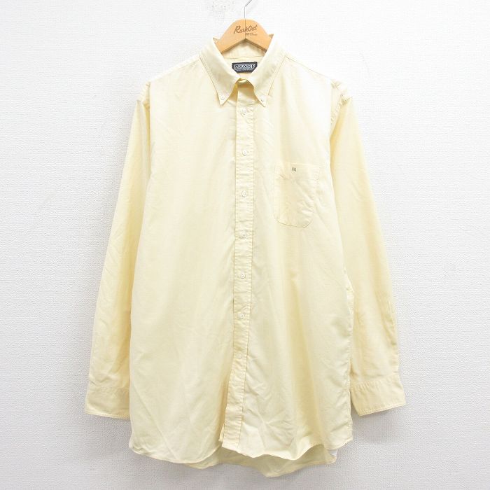 【中古】古着 ランズエンド 長袖 ブランドシャツ メンズ 00年代 0...(4.0)