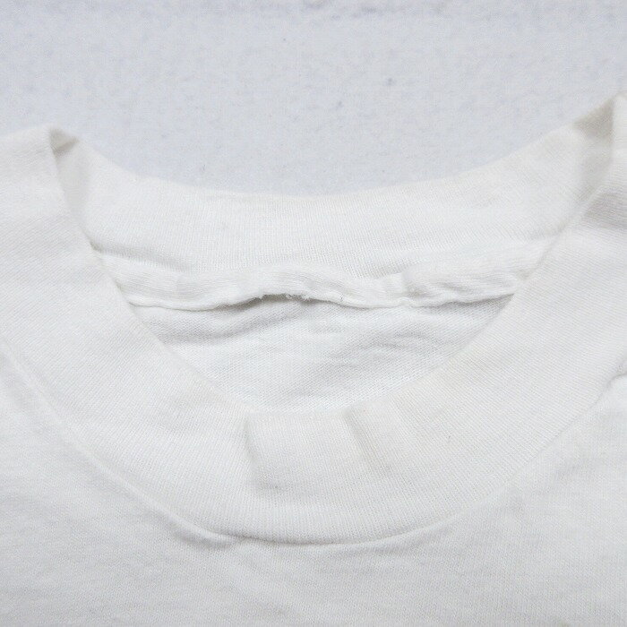 【中古】古着 半袖 ビンテージ ヴィンテージTシャツ メンズ 90年代 90s 爆撃機 クルーネック 丸首 白 ホワイト Mサイズ 中古 | 春夏 夏物 夏服 ヴィンテージTシャツ メンズファッション カットソー ティーシャツ ティシャツ メンズTシャツ 半袖Tシャツ 半袖ティー