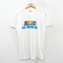 【中古】古着 半袖 ビンテージ ヴィンテージTシャツ メンズ 80年代 80s ジャマイカ クルーネック 丸首 白 ホワイト Lサイズ 中古 | 春夏 夏物 夏服 ヴィンテージTシャツ メンズファッション カットソー ティーシャツ ティシャツ メンズTシャツ 半袖Tシャツ 半袖テ
