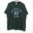 【中古】古着 フルーツオブザルーム 半袖 ビンテージ ヴィンテージTシャツ メンズ 00年代 00s ジョッキ クルーネック 丸首 緑 グリーン Lサイズ 中古 | 春夏 夏物 夏服 ヴィンテージTシャツ メンズファッション カットソー ティーシャツ ティシャツ メンズTシャツ
