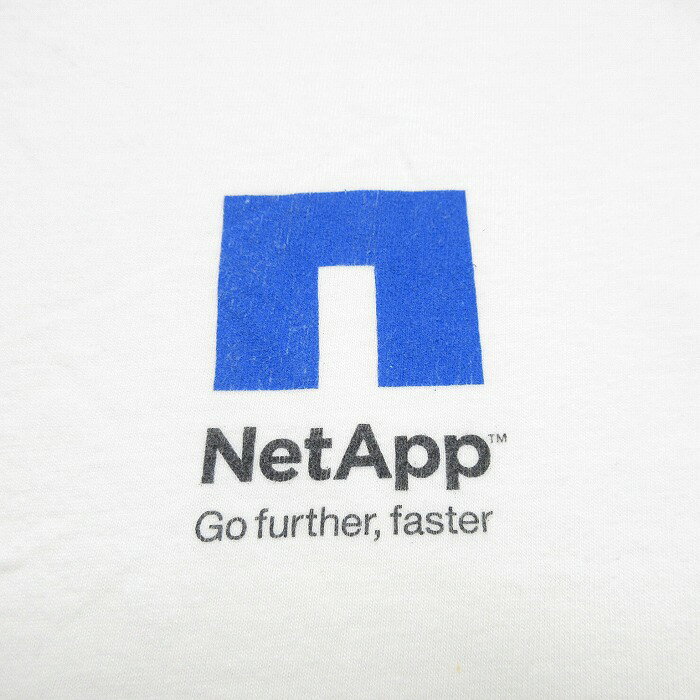 【中古】古着 ヘインズ Hanes 半袖 ビンテージ ヴィンテージTシャツ メンズ 00年代 00s NetApp クルーネック 丸首 白 ホワイト XLサイズ 中古 | 春夏 夏物 夏服 ヴィンテージTシャツ メンズファッション カットソー ティーシャツ ティシャツ メンズTシャツ 半袖T
