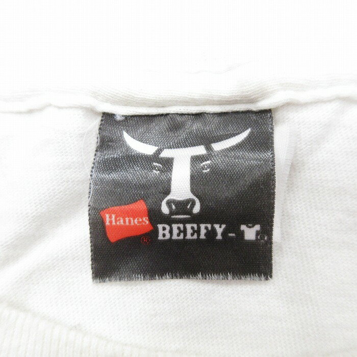 【中古】古着 ヘインズ Hanes 半袖 ビンテージ ヴィンテージTシャツ メンズ 00年代 00s NetApp クルーネック 丸首 白 ホワイト XLサイズ 中古 | 春夏 夏物 夏服 ヴィンテージTシャツ メンズファッション カットソー ティーシャツ ティシャツ メンズTシャツ 半袖T