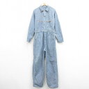 【中古】古着 キー KEY 長袖 ツナギ メンズ 80年代 80s ヘリンボーン グレー系 W34 中古 オールインワン ボトムス | 春夏 春物 春服 秋冬 ...