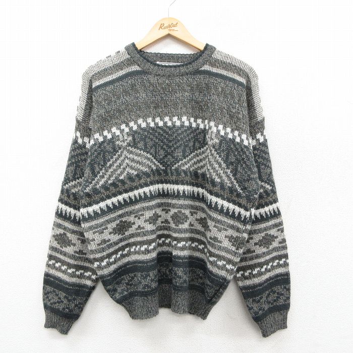 90s L.L.Bean ネイティブ柄 セーター ニット　ヴィンテージ　Mサイズ 90s L.L.Bean ネイティブ柄 セーター ニット ヴィンテージ Mサイズ