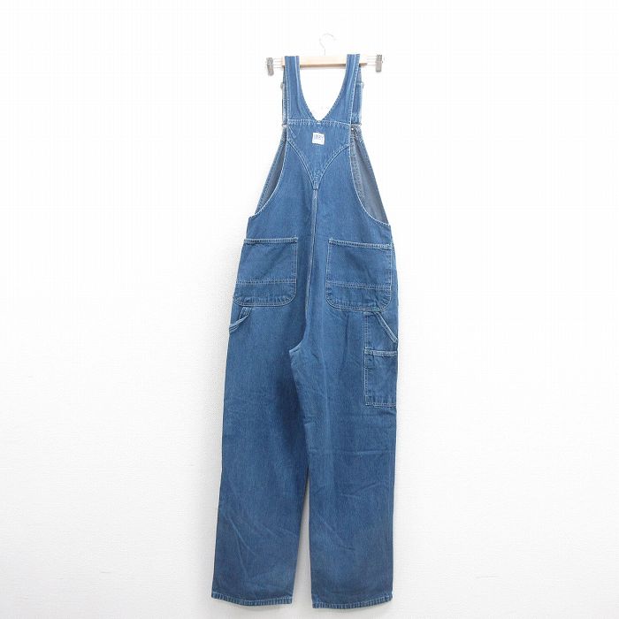 【中古】古着 リバティ オーバーオール メンズ 00年代 00s 紺 ネイビー デニム W38 中古 ボトムス | 春夏 春物 春服 秋冬 秋物 秋服 長ズボン カジュアル メンズファッション ファッション おしゃれ