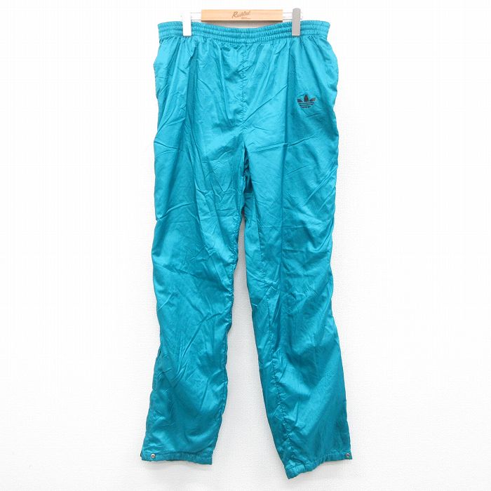 楽天市場】adidas ナイロンパンツ（カラーブルー）（メンズ