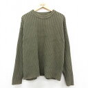 【中古】古着 ギャップ GAP 長袖 セーター メンズ 00年代 00s 大きいサイズ 2L LL ビッグシルエット ゆったり ビッグサイズ オーバーサイズ コ...