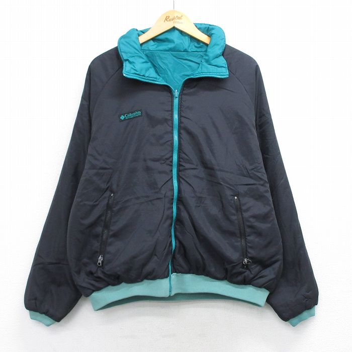 樂天商城 - 【中古】古着 コロンビア COLUMBIA 長袖ジャケット メンズ 90年代 90s 黒他 ブラック 【spe】 XLサイズ 中古 アウター | 秋冬 秋物 秋服 冬物 冬服 カジュアル メンズファッション ファッション おしゃれ カジュアルジャケット