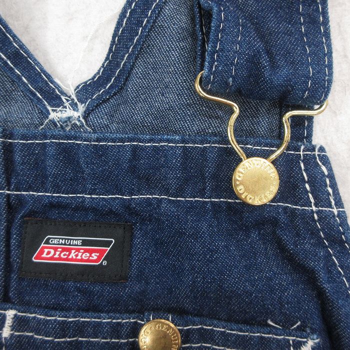 【中古】古着 ディッキーズ Dickies オーバーオール メンズ 紺 ネイビー デニム W38 中古 ボトムス | 春夏 春物 春服 秋冬 秋物 秋服 長ズボン カジュアル メンズファッション ファッション おしゃれ