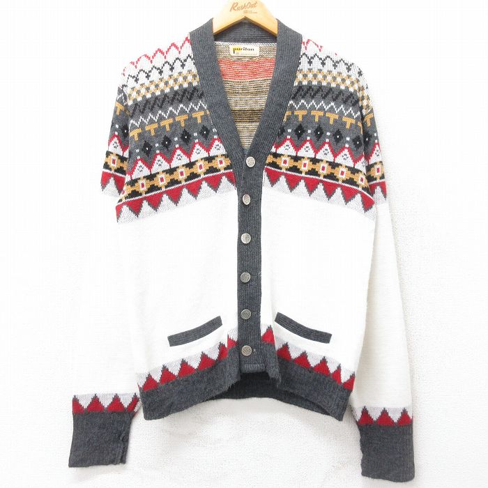 (古着)60〜70s puritan カーディガン　ニット　vintage 古着)60〜70s puritan カーディガン ニット vintage