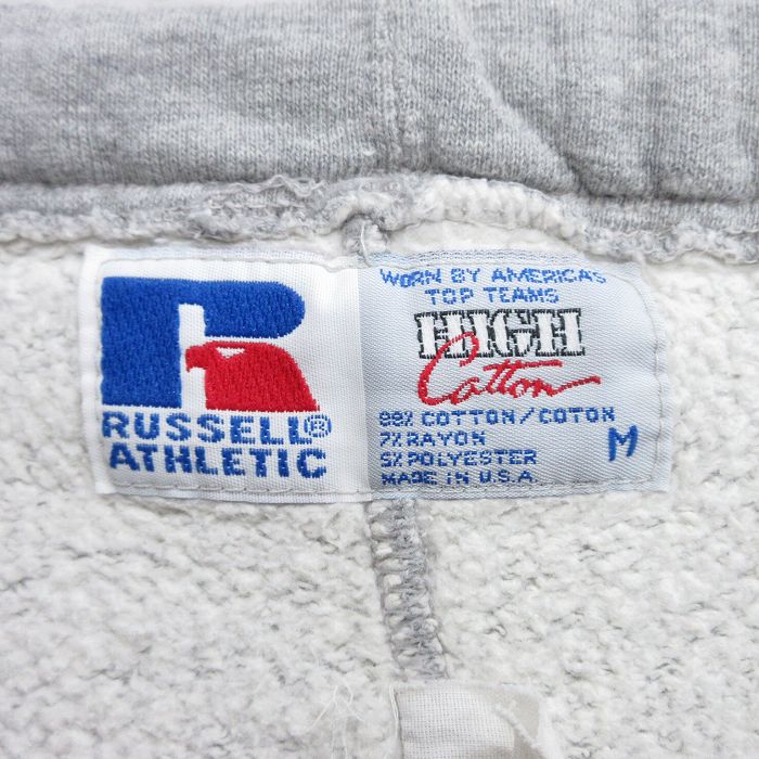 【中古】古着 ラッセルスウェットパンツ メンズ 90年代 90s 無地 USA製 アメリカ製 グレー 霜降り W39 中古 ボトムス ロング | 春夏 春物 春服 秋冬 秋物 秋服 長ズボン カジュアル メンズファッション ファッション おしゃれ