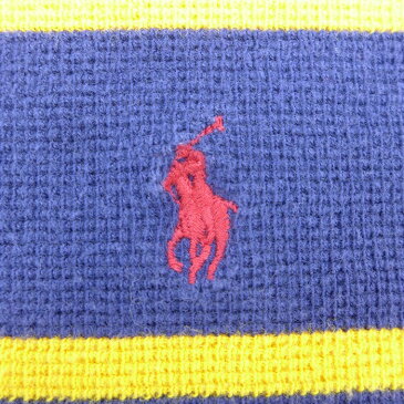 【中古】古着 半袖 ブランド ポロシャツ 90年代 90s ラルフローレン Ralph Lauren ワンポイントロゴ コットン 紺 ネイビー ボーダー Lサイズ 中古 メンズ トップス | 春夏 春物 春服 夏物 夏服 カジュアルシャツ メンズファッション 半袖シャツ おしゃれ カジュアル