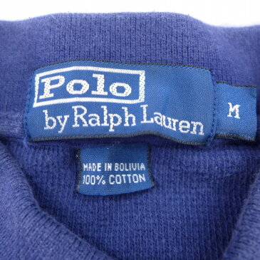 【中古】古着 半袖 ブランド ポロシャツ 90年代 90s ラルフローレン Ralph Lauren ワンポイントロゴ コットン 紺 ネイビー ボーダー Lサイズ 中古 メンズ トップス | 春夏 春物 春服 夏物 夏服 カジュアルシャツ メンズファッション 半袖シャツ おしゃれ カジュアル