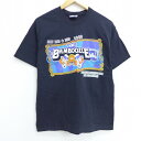 【中古】古着 半袖 ビンテージ ヴィンテージ ロックTシャツ バンドTシャツ 00年代 00s ヘインズ Hanes フォールアウトボーイ ノーダウト BAMBOOZLE フェス コットン クルーネック 丸首 黒 ブラック Mサイズ 中古 メンズ | 春夏 春物 春服 秋冬 秋物 秋服 メンズファッ