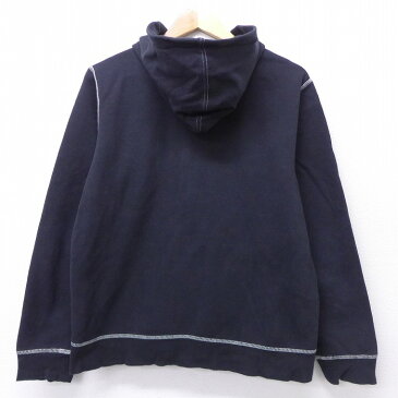 【中古】古着 長袖 ブランド フルジップスウェットパーカー 90年代 90s ラルフローレン Ralph Lauren ワンポイントロゴ 黒 ブラック 中古 スエット トレーナー トップス | 春夏 春物 春服 秋冬 秋物 秋服 カジュアル レディースファッション おしゃれ かわいい 0OF