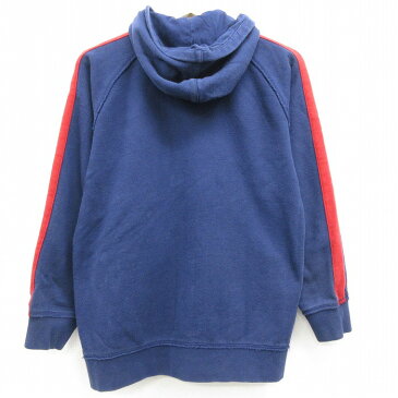 【中古】古着 長袖 ブランドスウェットパーカー 90年代 90s ラルフローレン Ralph Lauren ワンポイントロゴ コットン ラグラン 紺 ネイビー 中古 スエット トレーナー トップス | 春夏 春物 春服 秋冬 秋物 秋服 カジュアル レディースファッション おしゃれ かわいい 0OF