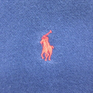 【中古】古着 長袖 ブランドスウェットパーカー 90年代 90s ラルフローレン Ralph Lauren ワンポイントロゴ コットン ラグラン 紺 ネイビー 中古 スエット トレーナー トップス | 春夏 春物 春服 秋冬 秋物 秋服 カジュアル レディースファッション おしゃれ かわいい 0OF