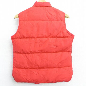 【中古】古着 レディース ダウンベスト 70年代 70s エルエルビーン LLBEAN 赤 レッド 中古 アウター | 秋冬 秋物 秋服 冬物 冬服 カジュアル レディースファッション おしゃれ かわいい