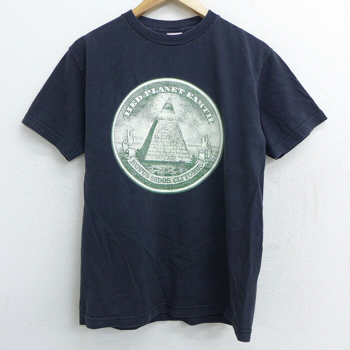 【中古】古着 半袖 ビンテージ ヴィンテージ ロックTシャツ バンドTシャツ 00年代 00s hedpe コットン 大きいサイズ 2L LL ビッグシルエット ゆったり ビッグサイズ オーバーサイズ 黒 ブラック Mサイズ 中古 メンズ | 春夏 春物 春服 秋冬 秋物 秋服 メンズファッショ 0OF