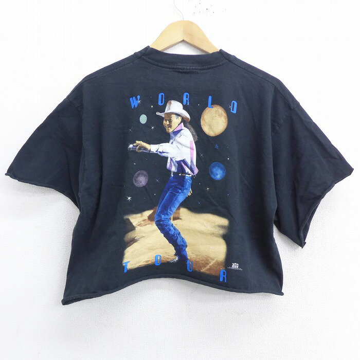 【中古】古着 半袖 ビンテージ ヴィンテージ ロックTシャツ バンドTシャツ 90年代 90s ニールマッコイ ショート丈 クルーネック 丸首 USA製 アメリカ製 黒 ブラック XLサイズ 中古 メンズ | 春夏 春物 春服 秋冬 秋物 秋服 メンズファッション ロンT カットソー ロンテ