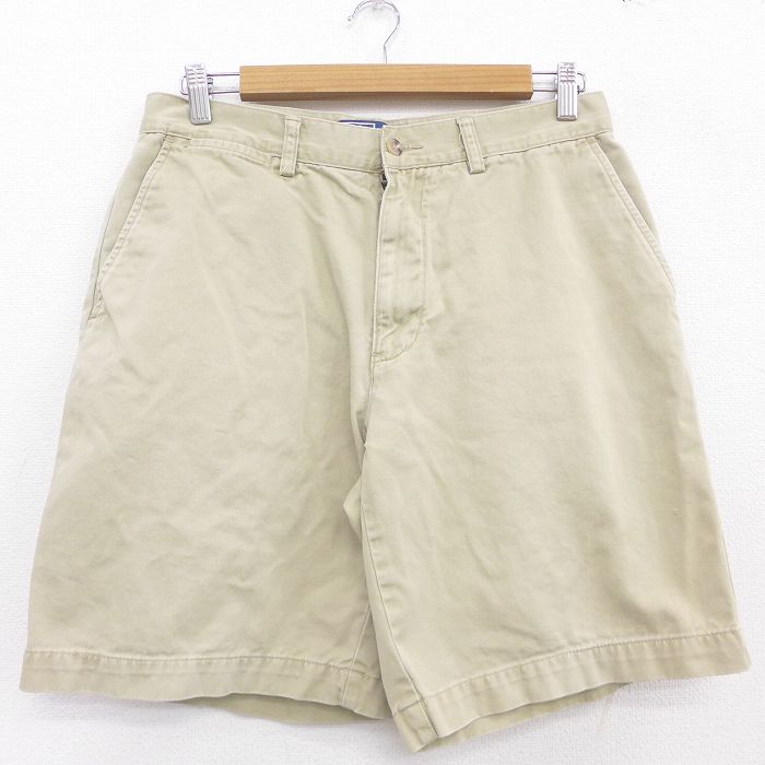 【中古】古着 ラルフローレン Ralph Lauren ブランド ショート チノパンツ ショーツ チノパン メンズ 90年代 90s コットン ベージュ カーキ W32 中古 ボトムス 短パン ショーパン | 春夏 春物 春服 夏物 夏服 半ズボン カジュアル メンズファッション ファッション お 0OF