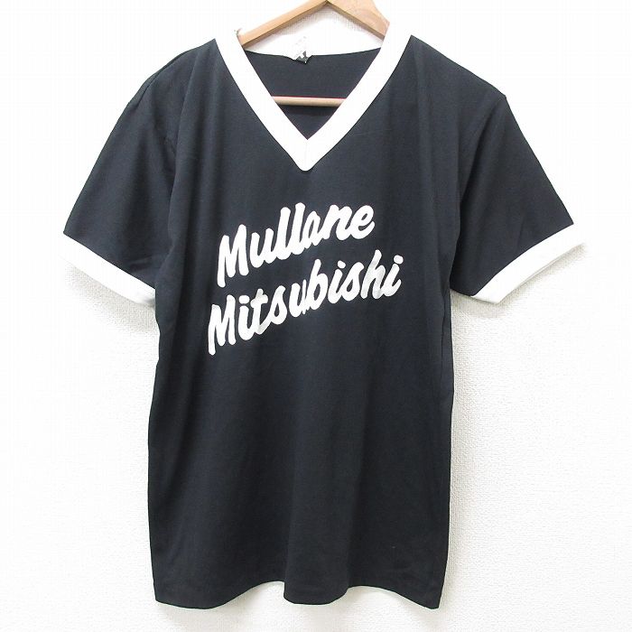 【中古】古着 半袖 ビンテージ ヴィンテージTシャツ メンズ 80年代 80s Mull Vネック USA製 アメリカ製 黒 ブラック Mサイズ 中古 | 春夏 春物 春服 秋冬 秋物 秋服 メンズファッション ロンT カットソー ロンティー ロングT ロングTシャツ ロングティーシャツ ロング 0OF