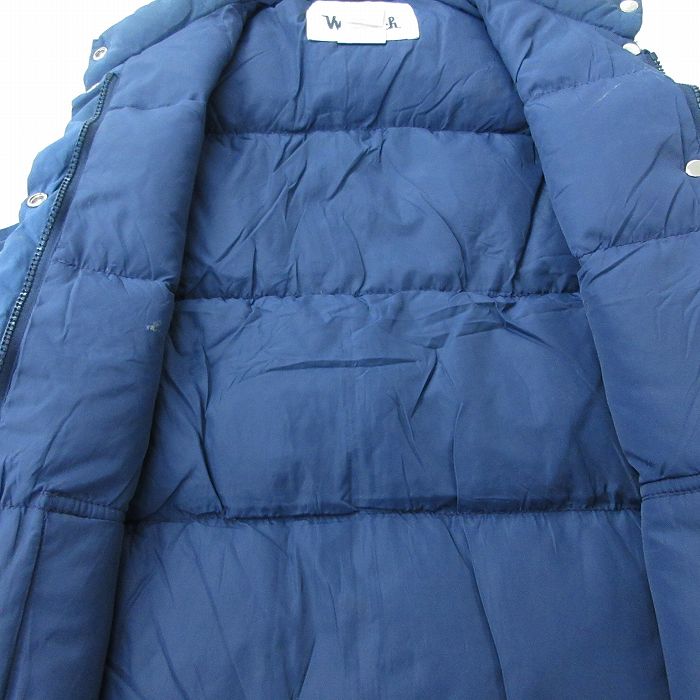 【中古】古着 ウールリッチ WOOLRICH ダウンベスト レディース 80年代 80s ロクヨンクロス 紺 ネイビー 中古 アウター | 秋冬 秋物 秋服 冬物 冬服 カジュアル レディースファッション おしゃれ かわいい 0OF