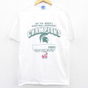 【中古】古着 半袖 ビンテージ ヴィンテージTシャツ メンズ 00年代 00s BIGTEN NCAA バスケットボール クルーネック 丸首 白 ホワイト Lサイズ 中古 | 春夏 夏物 夏服 ヴィンテージTシャツ メンズファッション カットソー ティーシャツ ティシャツ メンズTシャツ 半袖T 0OF