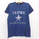 【中古】古着 半袖 ビンテージ ヴィンテージ キッズ ボーイズ 子供服 80年代 80s CLUNE 星 クルーネック 丸首 USA製 アメリカ製 紺 ネイビー | 春夏 春物 春服 秋冬 秋物 秋服 女の子 子ども服 こども服 カジュアル ファッション おしゃれ かわいい