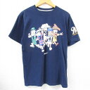 【中古】古着 ナイキ NIKE 半袖 ブランドTシャツ メンズ MLB ミルウォーキーブルワーズ コットン クルーネック 丸首 濃紺 ネイビー メジャーリーグ ベースボール 野球 Sサイズ 小さいサイズ 中古 | 春夏 夏物 夏服 メンズファッション カットソー ティーシャツ ティシ