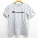 【中古】古着 チャンピオン Champion 半袖Tシャツ キッズ ボーイズ 子供服 グレー 霜降り | 春夏 春物 春服 秋冬 秋物 秋服 女の子 子ども服 こども服 カジュアル ファッション おしゃれ かわいい 1