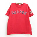 【中古】古着 半袖 ビンテージ ヴィンテージTシャツ キッズ ボーイズ 子供服 00年代 00s MLB ボストンレッドソックス マイクローウェル 25 コットン クルーネック 丸首 赤 レッド メジャーリーグ ベースボール 野球 | 春夏 春物 春服 秋冬 秋物 秋服 女の子 子ども服 0OF